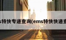 ems特快专递查询(ems特快快递查询)